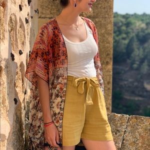 Paperbag Shorts with Front Tie